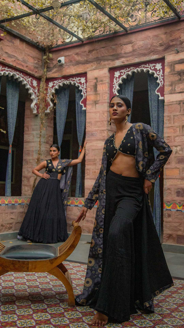 Surmayi Sharara Set